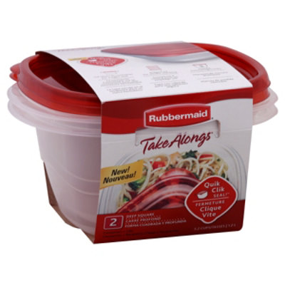 Rubbermaid Take Alongs Deep Square 5.2 Cup - 2 CT - Image 1