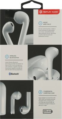 Replay Earbuds Bluetooth 2 - 1 EA - Image 4