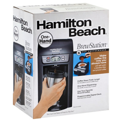 Hamilton Beach 6 Cup Coffeemaker Brew Station EA Star Market