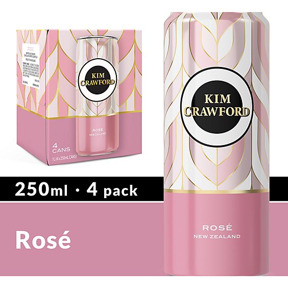 Kim Crawford Rose Pack Wine - 4-250 ML