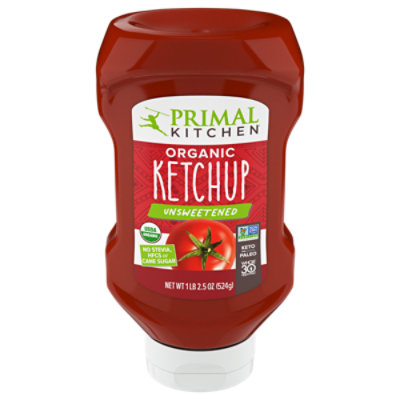 Primal Kitchen Ketchup Unsweetened Organic Squeezable - 18.5 OZ - Image 2