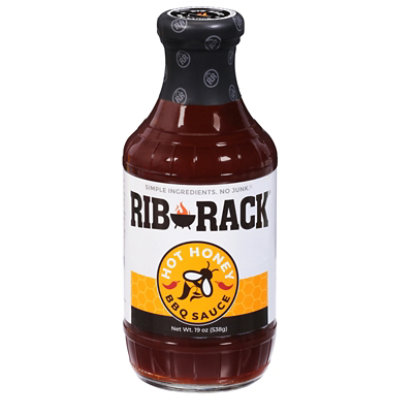 Rib Rack Hot Sauce Honey Bbq - 19 OZ - Image 3