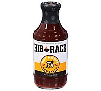 Rib Rack Hot Sauce Honey Bbq - 19 OZ