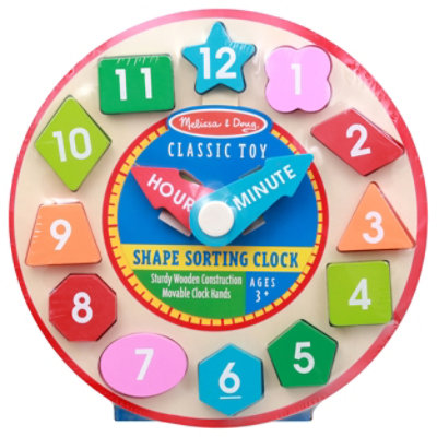 Melissa & Doug Shape Sorting Clock - EA - Image 3