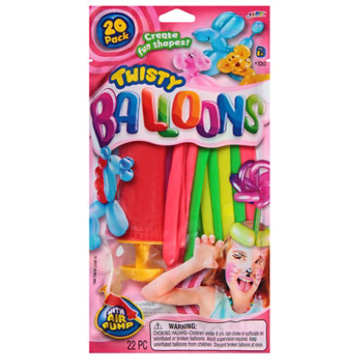 Twisty W/ Pump Balloons - EA
