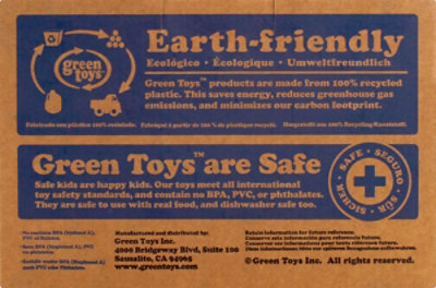 Green Toy Dumper Contruction Truck Blue - EA - Image 3