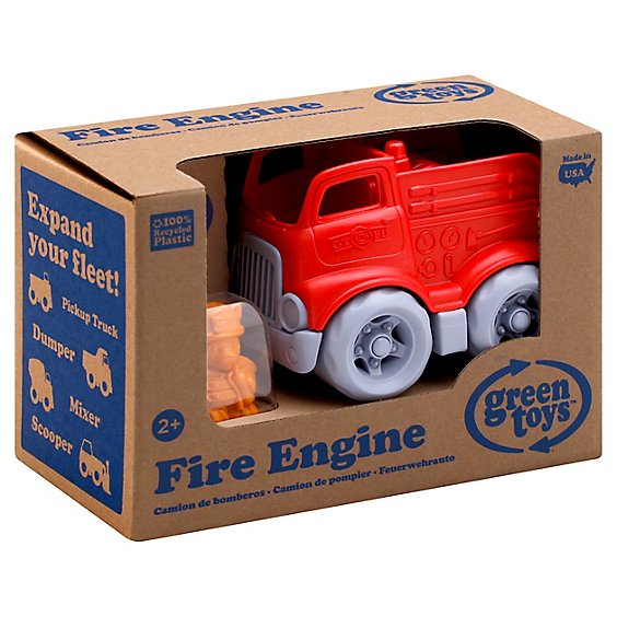 Green Mini Fire Engine W/character - EA