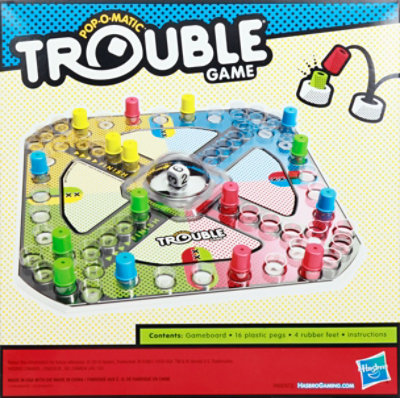 Hasbro Gaming Pop-O-Matic Trouble Game - Each - Image 4