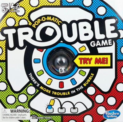 Hasbro Gaming Pop-O-Matic Trouble Game - Each - Image 2