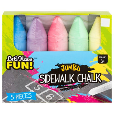 Agg 5pk Jumbo Sidewalk Chalk - EA - Image 3