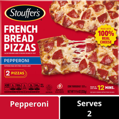 Stouffer's Pepperoni French Bread Frozen Pizza - 11.75 Oz - Image 1