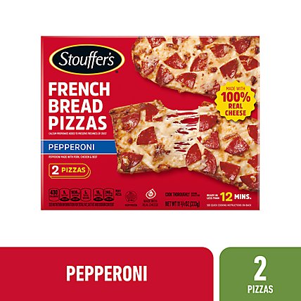 Stouffer's Pepperoni French Bread Frozen Pizza - 11.75 Oz - Image 1