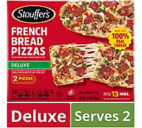 Stouffer's Deluxe French Bread Frozen Pizza Box - 12.75 Oz