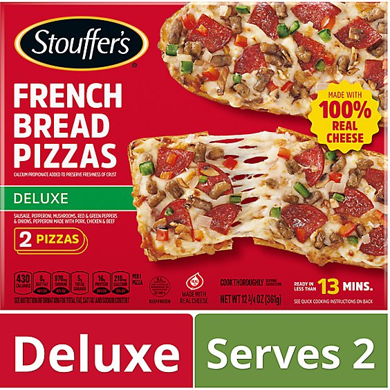 Stouffer's Deluxe French Bread Frozen Pizza - 12.75 Oz