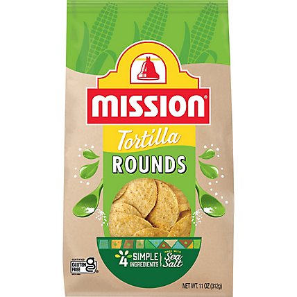 Mission Tortilla Chips Rounds - 11 OZ - Image 1
