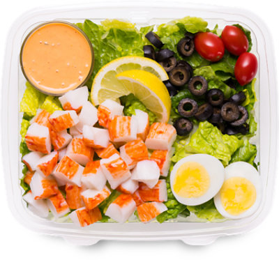 Ready Meals Seafood Garden Salad - EA - Image 1