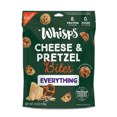 Whisps Pretzel Cheese Bites Everything - 2.5 OZ - Image 1