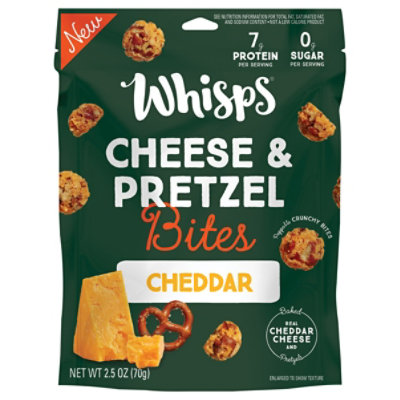 Whisps Pretzel Cheese Bites Cheddar - 2.5 OZ - Image 3