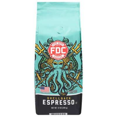 Fire Department Shellback Espresso Ground Coffee - 12 Oz - Image 3