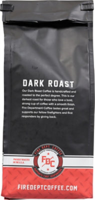 Fire Department Coffee Coffee Ground Dark Roast - 12 OZ - Image 4