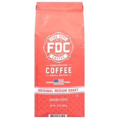 Fire Department Coffee Ground Original Med Roast - 12 OZ - Image 1