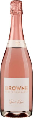 Browne Brut Rose Wine - 750 ML - Image 2