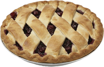 Cherry Lattice Pie 9 Inch - EA