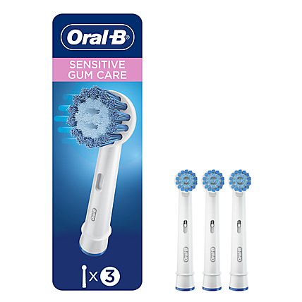 Oral B Electric Toothbrush Head Replacement Sensitive Gum - 3 CT - Image 2