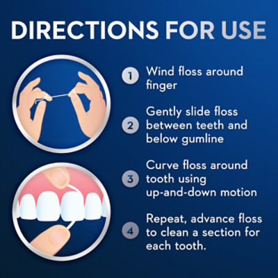 Oral-b Super Floss Pre-cut Strands Dental Floss For Bridges Braces And Wide Spaces 50 Strands - 50 CT - Image 8