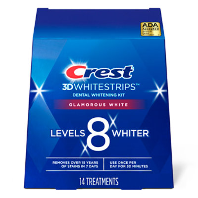 Crest 3d Glamorous Whitestrips Advanced Seal - 14 CT