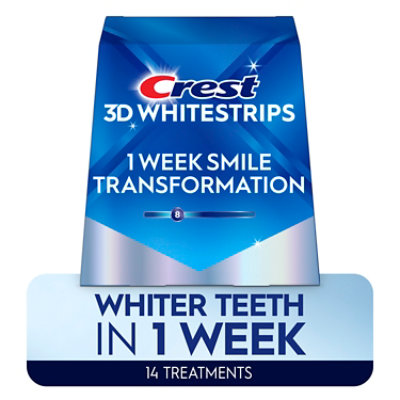 Crest 3D Whitestrips Noticeably White Dental Whitening Kit - 10