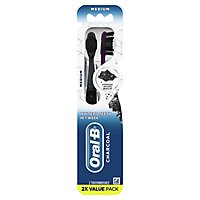 Oral B Tb Charcoal Med - 2 CT - Image 2