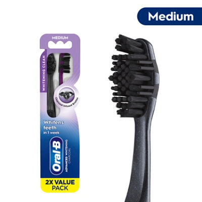 Oral B Tb Charcoal Med - 2 CT - Image 1