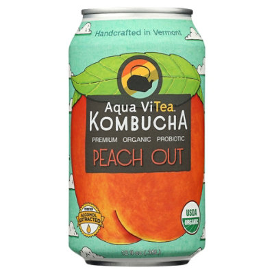 Aqua Vitea Kombucha Peach Out - 12 FZ - Image 3