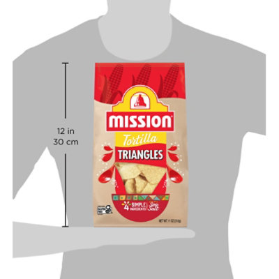 Mission Triangles White Corn Tortilla Chips - 11 Oz - Image 5