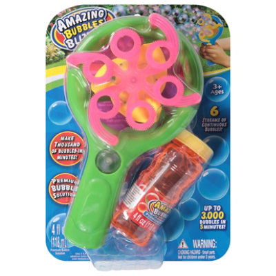 Pla Spinnng Lights Bubble Wand - EA