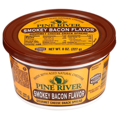 Pine River Spread Chese Smokey Bacon - 8 OZ - Image 2