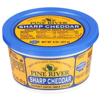 Pine River Cheddar Sharp Snack Spread - 8 OZ - Image 2