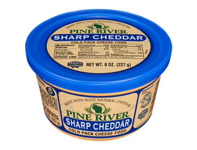 Pine River Cheddar Sharp Snack Spread - 8 OZ - Image 1