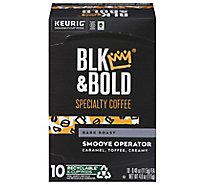 Blk & Bold Llc Coffee K Cup Smoove Operator - 10 CT