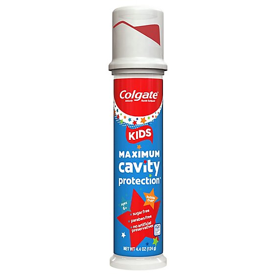 Colgate Bubble Fruit Kids Toothpaste Pump - 4.4 OZ