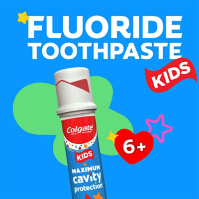 Colgate Bubble Fruit Kids Toothpaste Pump - 4.4 OZ - Image 2