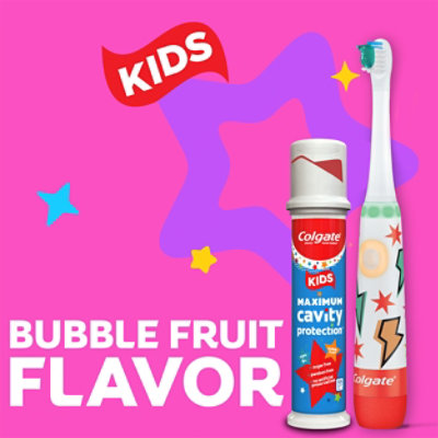 Colgate Bubble Fruit Kids Toothpaste Pump - 4.4 OZ - Image 3