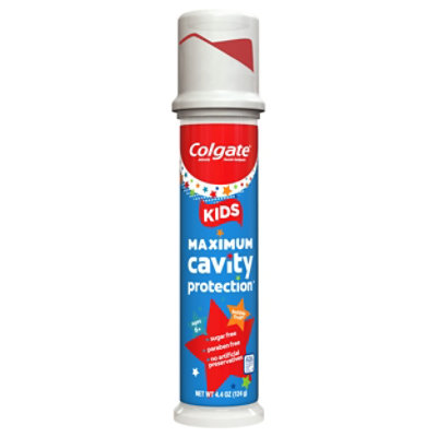 Colgate Bubble Fruit Kids Toothpaste Pump - 4.4 OZ - Image 1