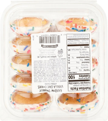 Rainbow Sprinkle Vanilla Cake Cookies - 7.7 OZ - Image 6