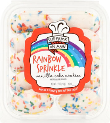 Rainbow Sprinkle Vanilla Cake Cookies - 7.7 OZ - Image 2