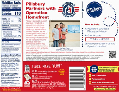 Pillsbury Flag Shape Sugar Cookies - 9.1 Oz - Image 5