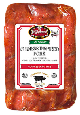Old Neighborhood Chinese Style Marinated Pork Up To 15 Sltn LB Albertsons