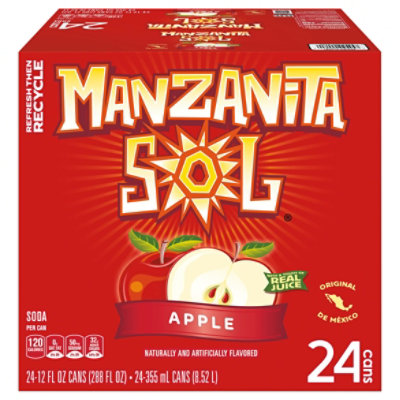 Manzanita Sol Apple - 24-12 Fl. Oz. - Image 3