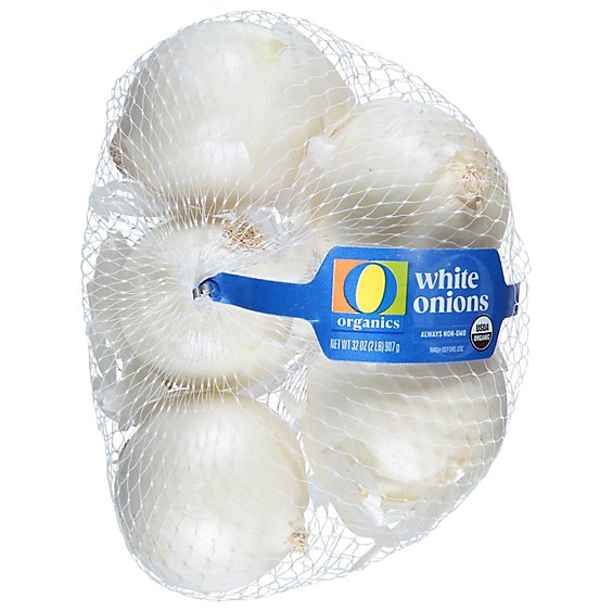 O Organics White Onions - 2 LB
